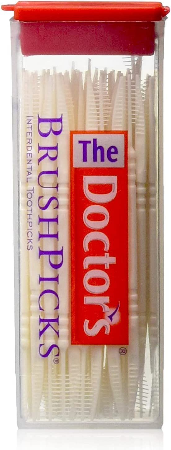 The Doctor's BrushPicks, Interdental Brushes & Dental Picks, Gently Remove Food Debris from Braces & Dental Work, 120 Count