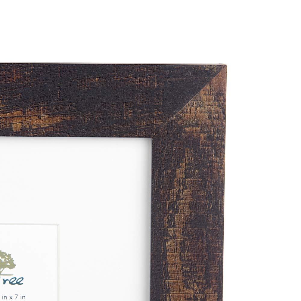 5x7 Picture Frame Gold, Display 5x7 without Mat or 4x6 with Mat, Wall Gallery Photo Frames