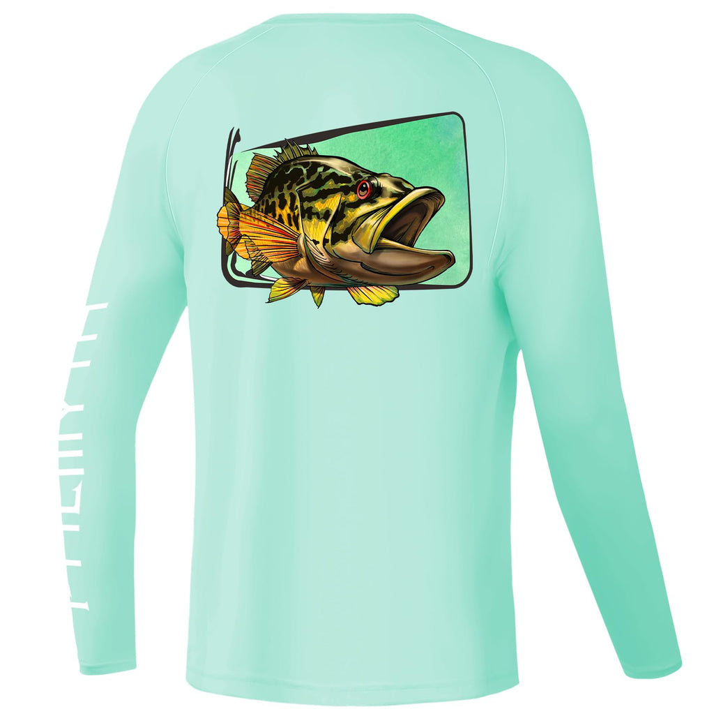 Palmyth Boys Fishing Shirt Youth Long Sleeve T-Shirt UPF 50+ Sun Protection