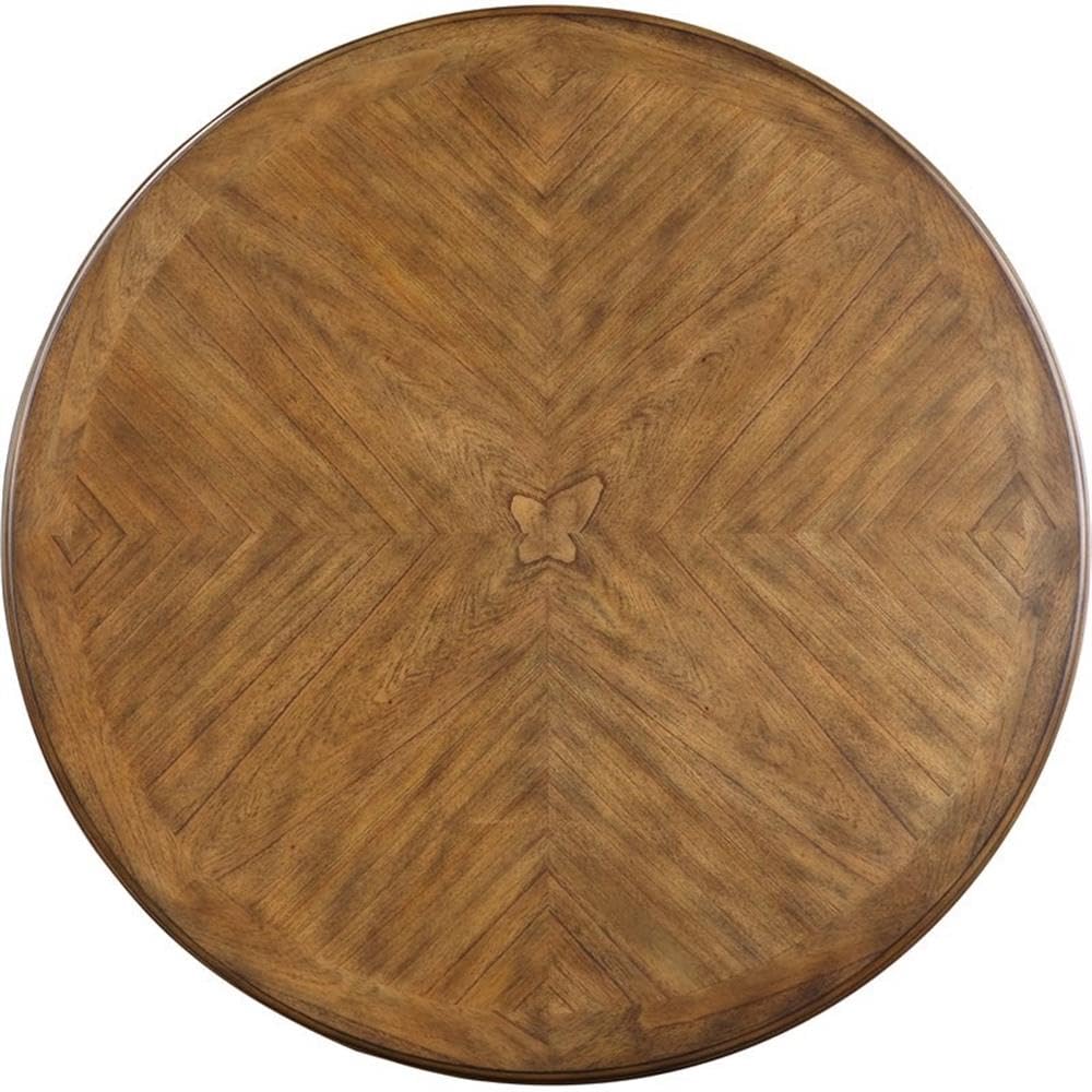 New Classic Furniture Mitchell Dining Room Table, Beige and Brown