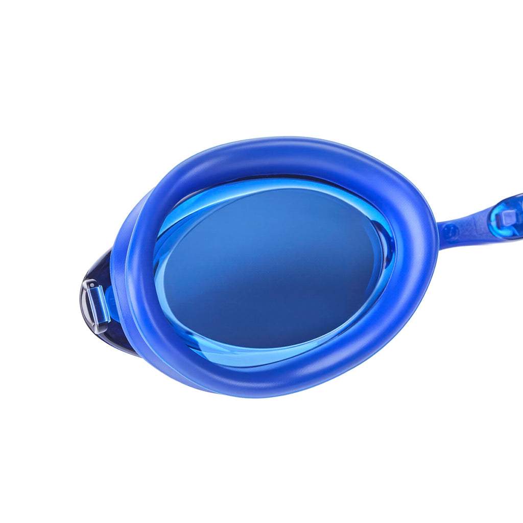 Amazon Basics Unisex Swim Goggles for Adults, Anti-Fog, Unisex, Wide View, 4 Interchangeable Nosepieces
