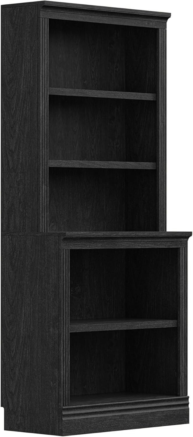 JAHRSTIM Halston Bookshelf, 5-Tier Tall Deep Storage Shelf, Adjustable Open Shelving Unit Closet Organizer and Storage for Living Room Home Office Bedroom, Modular Deep Bookcase Bookshelves