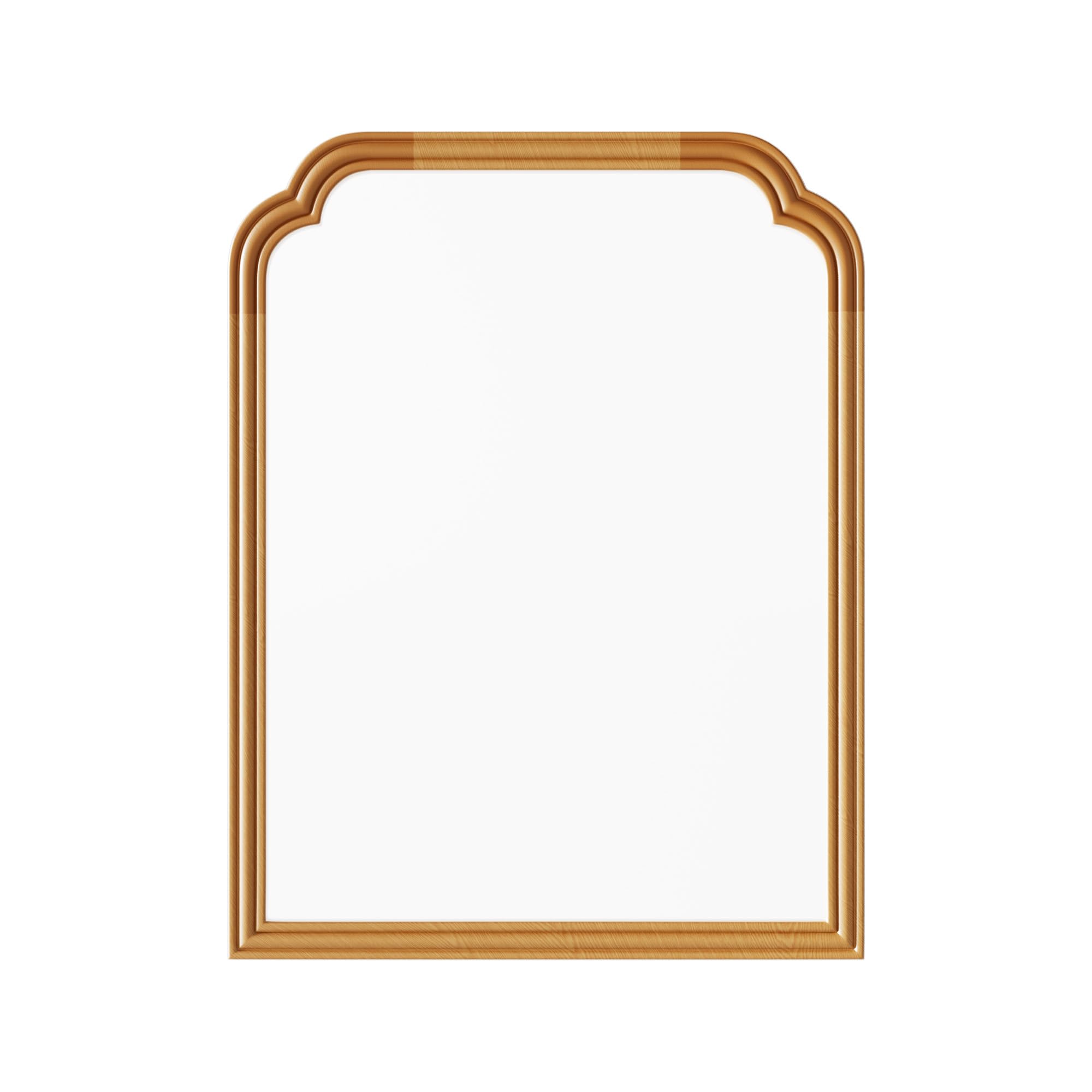 Ferytange 18X24 Inch Black Mirror for Wall with Metal Frame Rectangular Rounded Bathroom Vanity Mirror Anti-Rust, Hangs (Black 18" x 24")