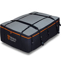 19 Cubic Feet Roof Bag – Safety Tested Heavy-Duty Waterproof Rooftop Cargo Carrier for All Cars & SUVs (with or Without Rack) – Includes Protective Mat & Storage Bag – Military-Grade 840D PVC