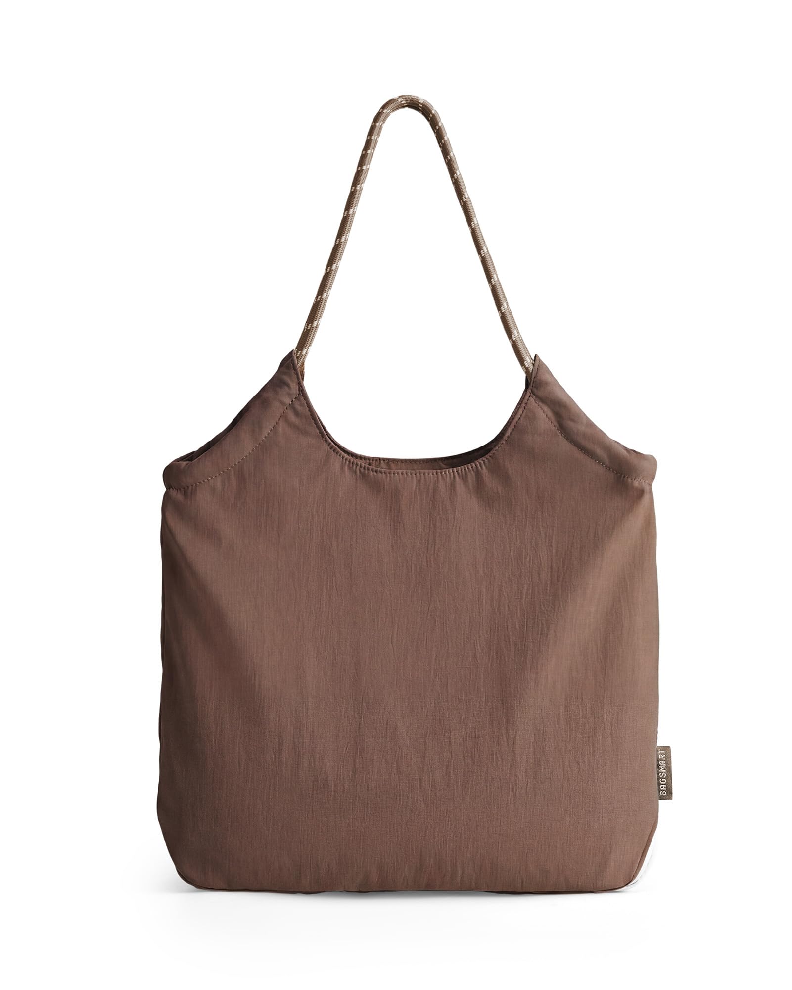 BAGSMART Beach Bags for Women, Beach Tote Bag Beach Bag with Zipper Travel Tote Bag for Women Sandproof Swim Pool Bag | Packable Beach Bag