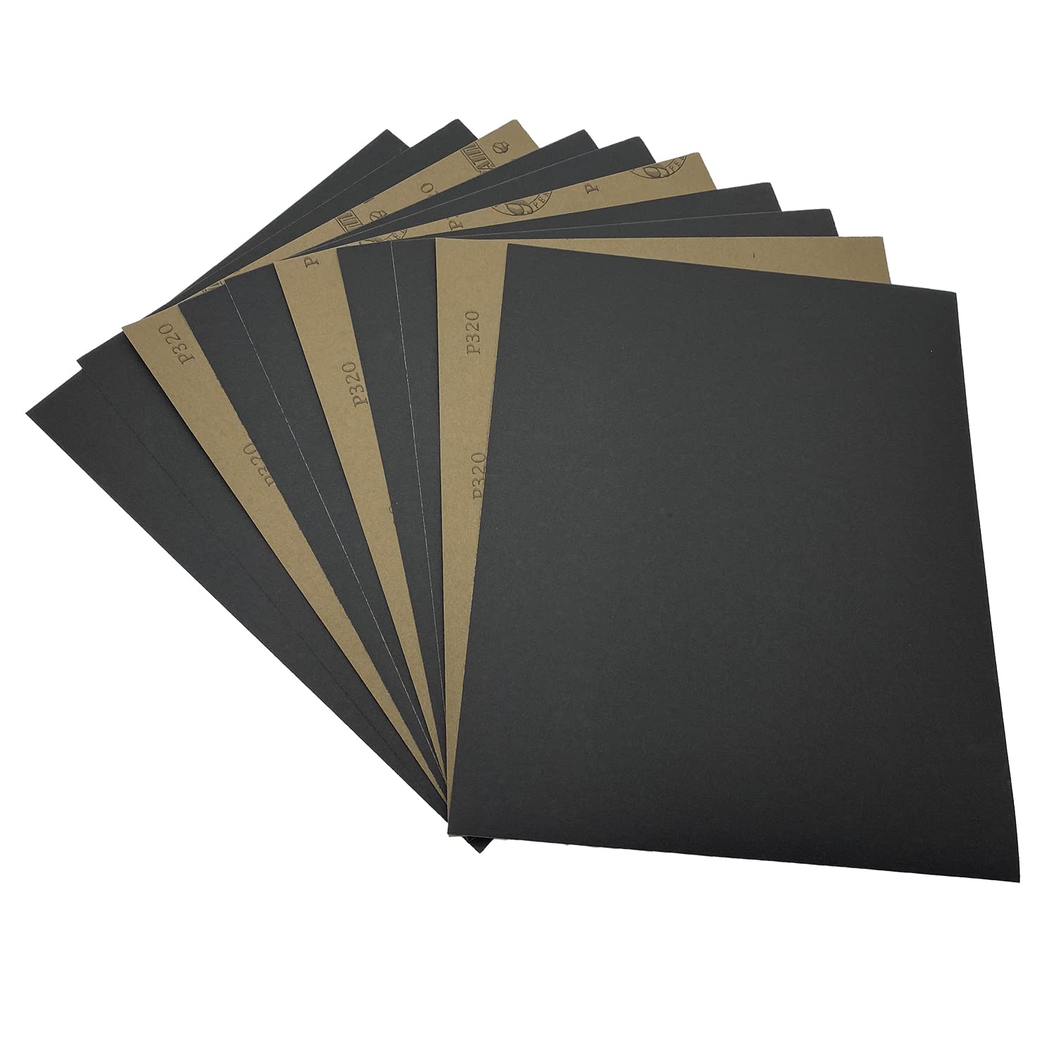 80 Grit Wet Dry Sandpaper, 9 x 11 Inch Sanding Sheets, 10PCS Premium Silicon Carbide Sand Paper for Wood Metal Ceramic or Auto Polishing and Scratches Removing