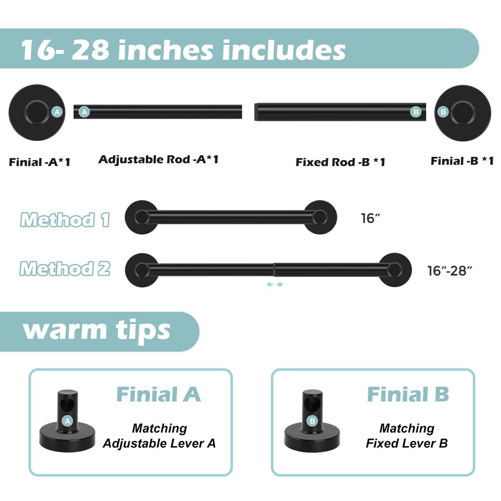 Gold Magnetic Curtain Rod for Door:Magnet Curtain Rods for Classroom Whiteboard,Small Adjustable Magnetic Towel Bar,Tool-Free French Magnet Pole with Leather Protective Cover No Drilling 16-28"