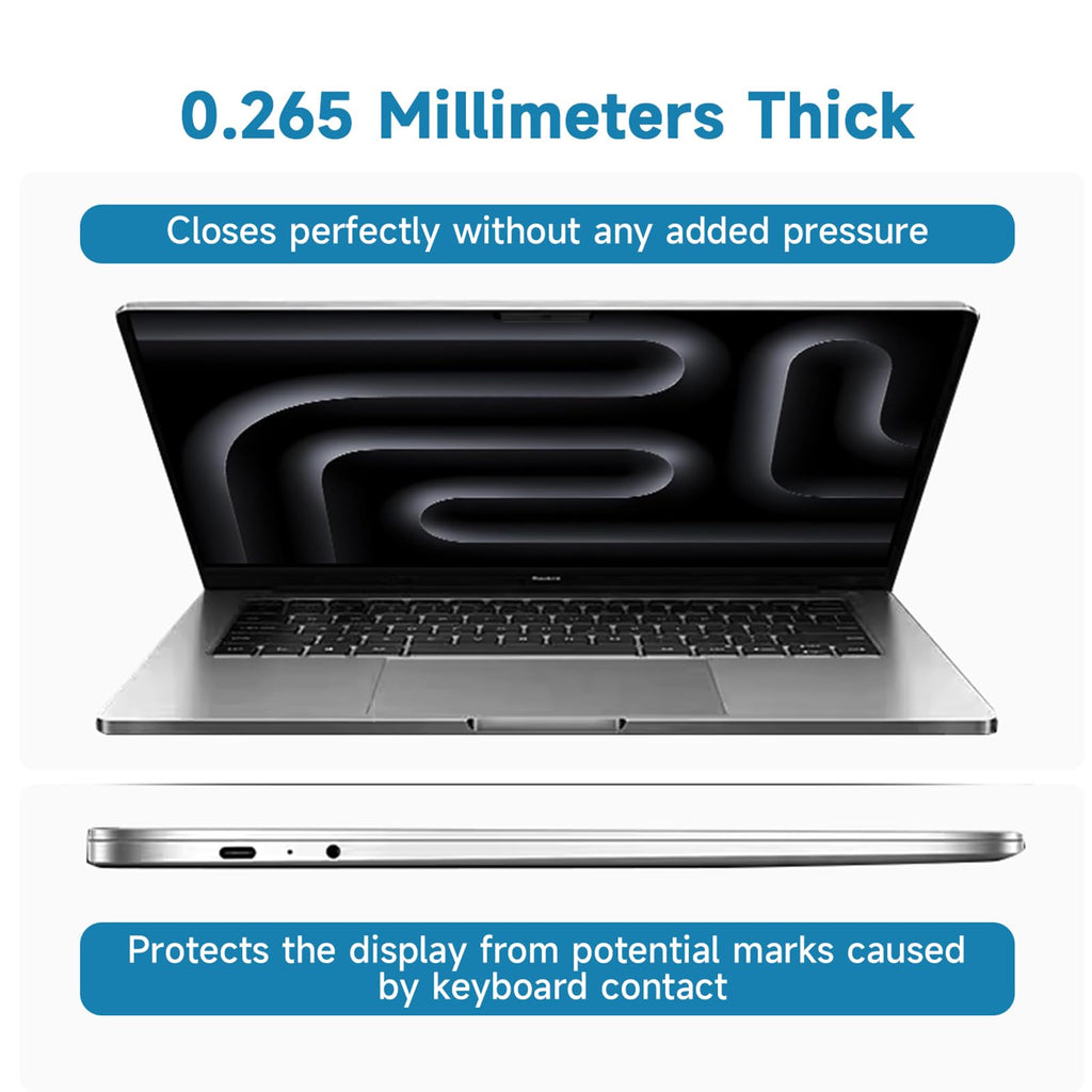 Paquete de 2 protectores de pantalla compatibles con MacBook Pro de 13 pulgadas (2016-2022 / M1, M2) y MacBook Air de 13 pulgadas (2018-2021 / M1), protector de pantalla antirreflejos, protector de