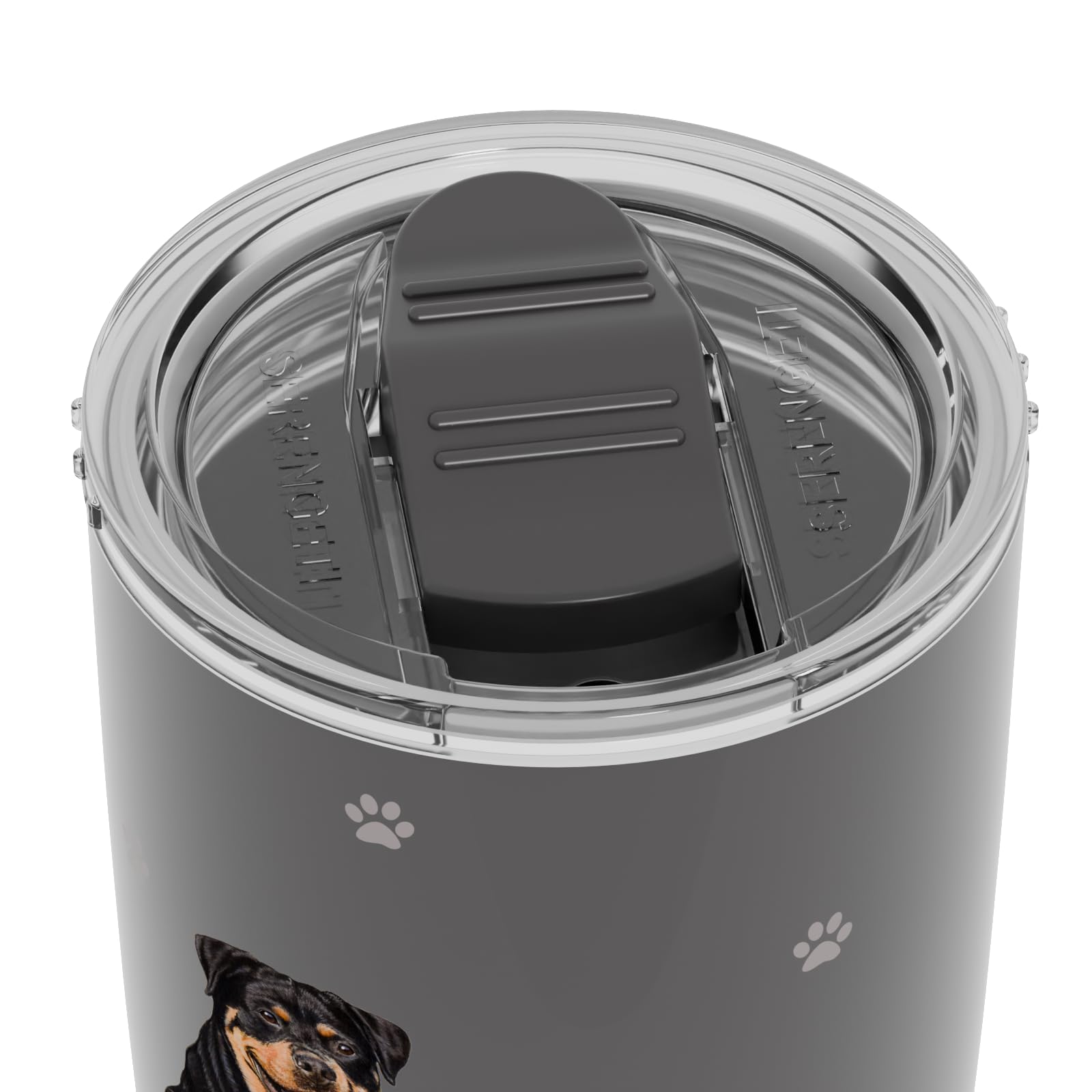 SERENGETI Australian Shepherd 20 Oz. Stainless Steel, Vacuum Insulated Tumbler with Spill Proof Lid - 3D Print - Insulated Travel mug for Hot or Cold Drinks (Australian Shepherd Tumbler)