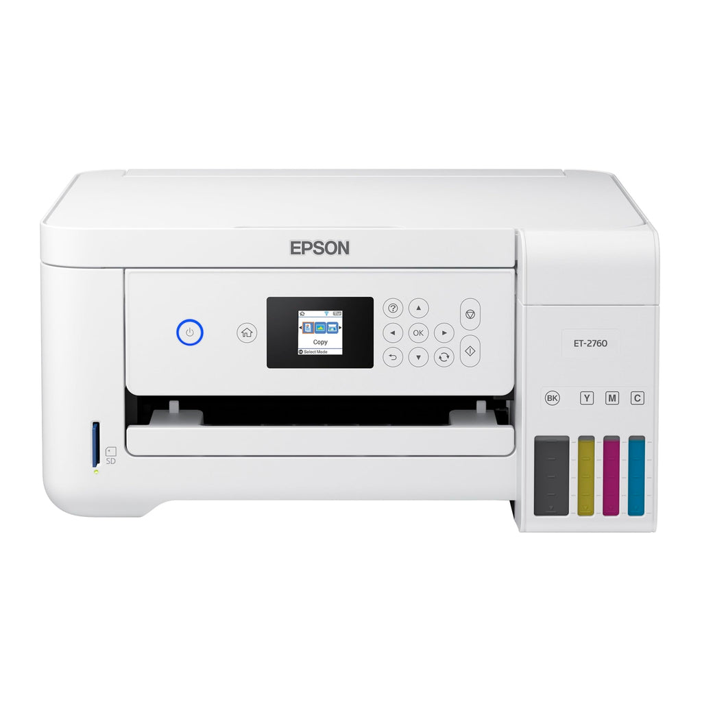 Epson EcoTank ET-2760 Wireless Color All-in-One Cartridge-Free Supertank Printer with Scanner and Copier