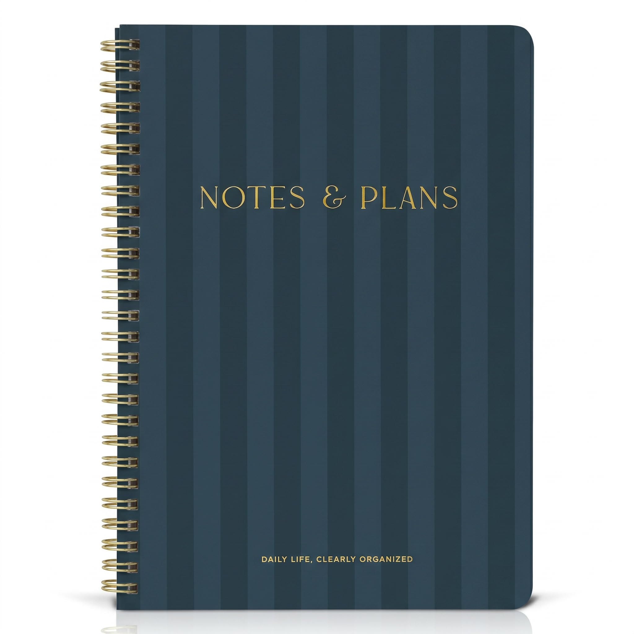 Beautiful Daily Planner And Notebook With Hourly Schedule - Aesthetic Spiral To do List Notepad to Easily Organize Your Tasks And Appointments - Stylish Book And School Or Office Supplies