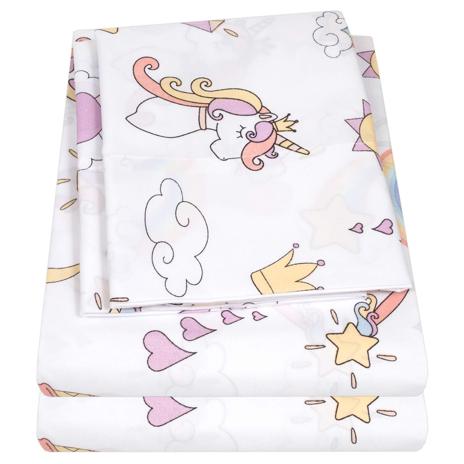 1500 Supreme Kids Bed Sheet Collection - Fun Colorful and Comfortable Boys and Girls Toddler Sheet Sets - Deep Pocket Wrinkle Free Soft and Cozy Bedding - Twin, Ballerinas