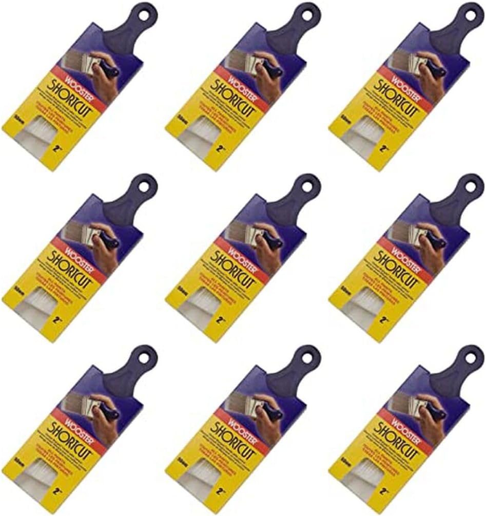 Wooster Brush Q3211 2 inch Shortcut Angle Sash Paintbrush, Pack of 12
