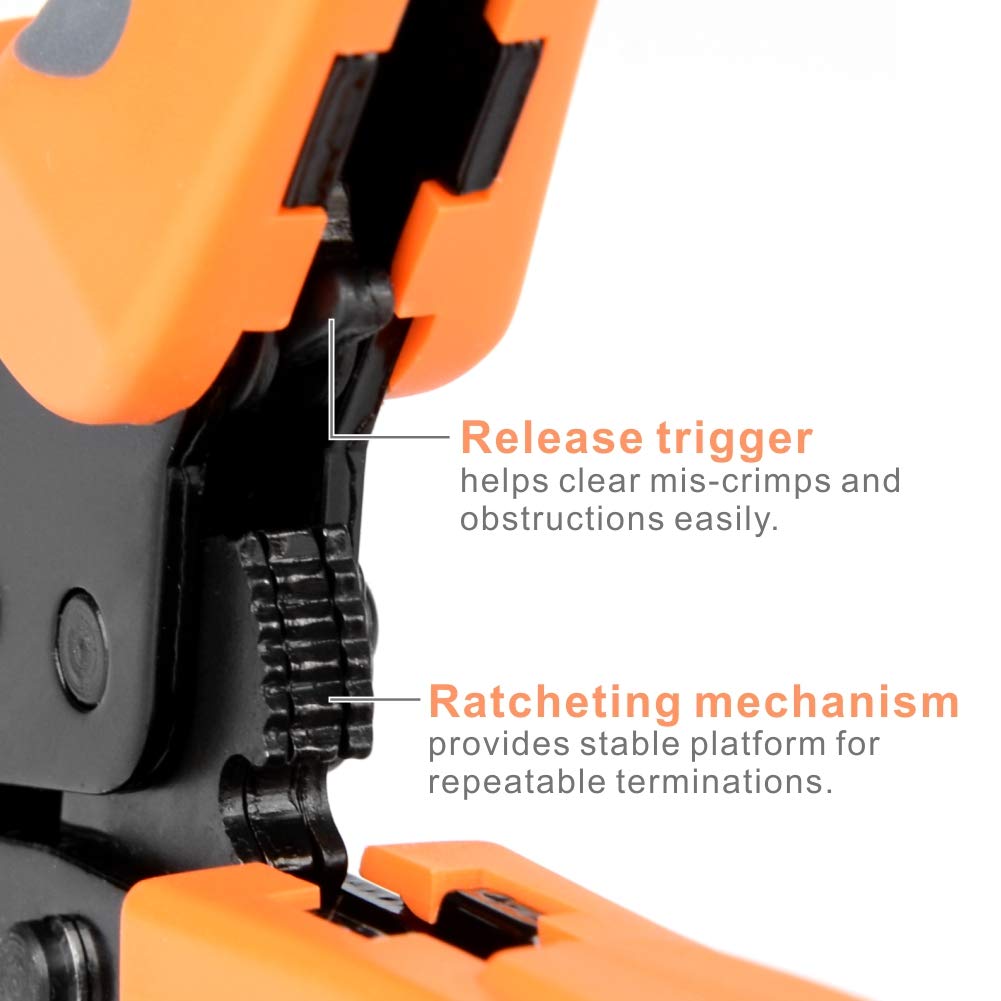 iCrimp IWS4 Solar PV Connector Crimping Tools for AWG14-10 (2.5/4/6mm²) Solar Panel PV Cable with Wire EDM Die