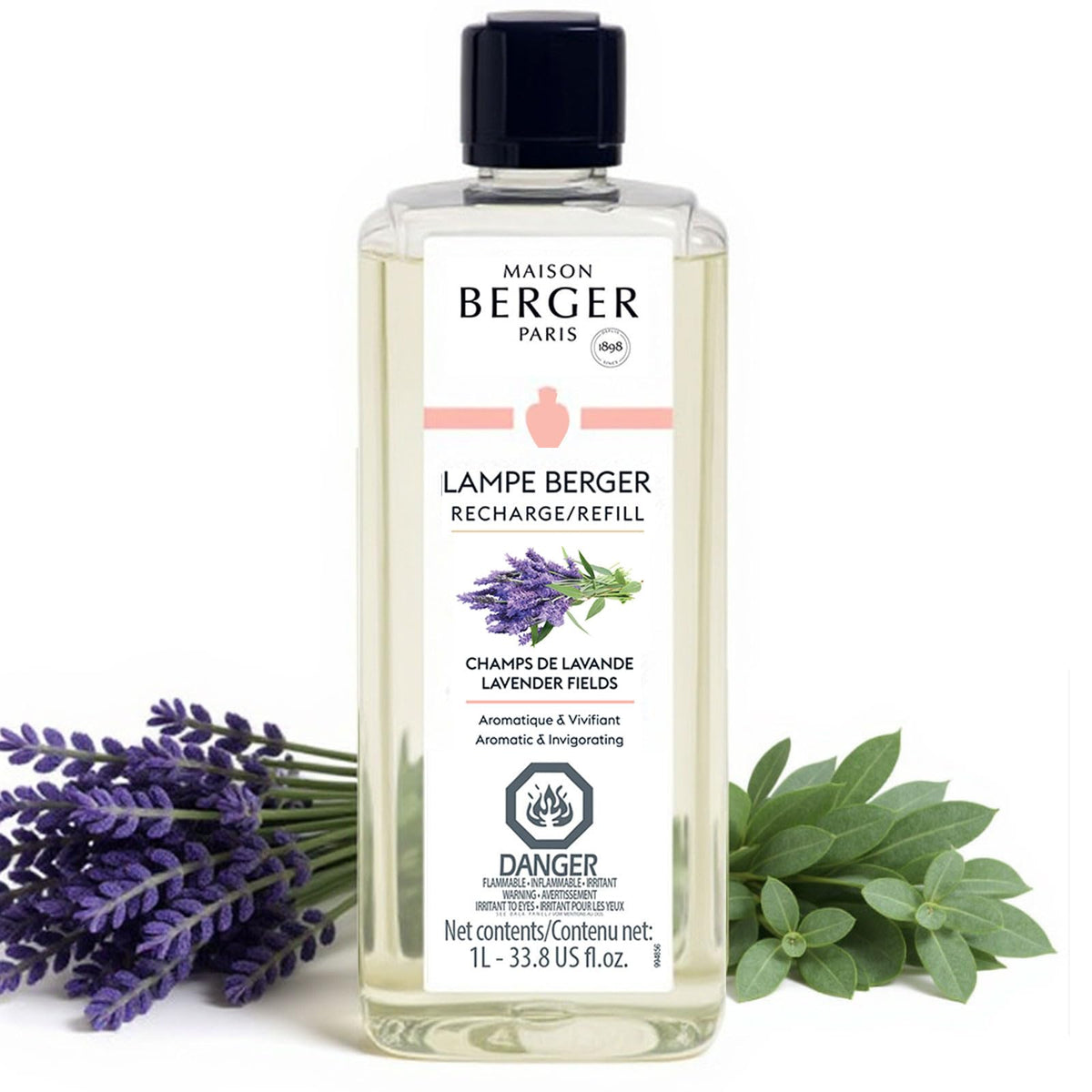 MAISON BERGER Lampe Berger Refill, 1 L, Agaves Garden | Catalytic Lamp Fragrance Refill, Helps Neutralize Odors, ~160 h Fragrance Diffusion, Made in France