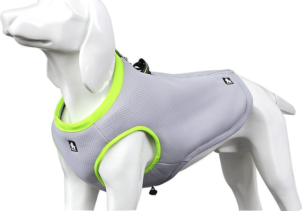 SGODA Dog Cooling Vest Harness Cooler Jacket Yellow XX-Small