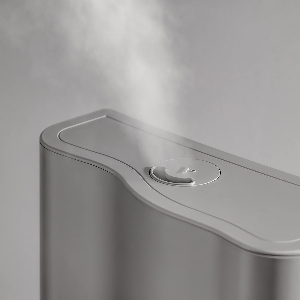 Vitruvi Cloud Bedside Humidifier, Dove, 24 Hr Run Time, 602ft Coverage, Large Home Bedroom - Night Mode - Includes 3 Month Filter