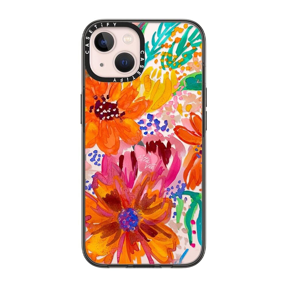 CASETiFY Compact Case for iPhone 13 [Lightweight / 4 ft. 2X Military Grade Drop Protection/Slim] - #1 Mom - Clear Black