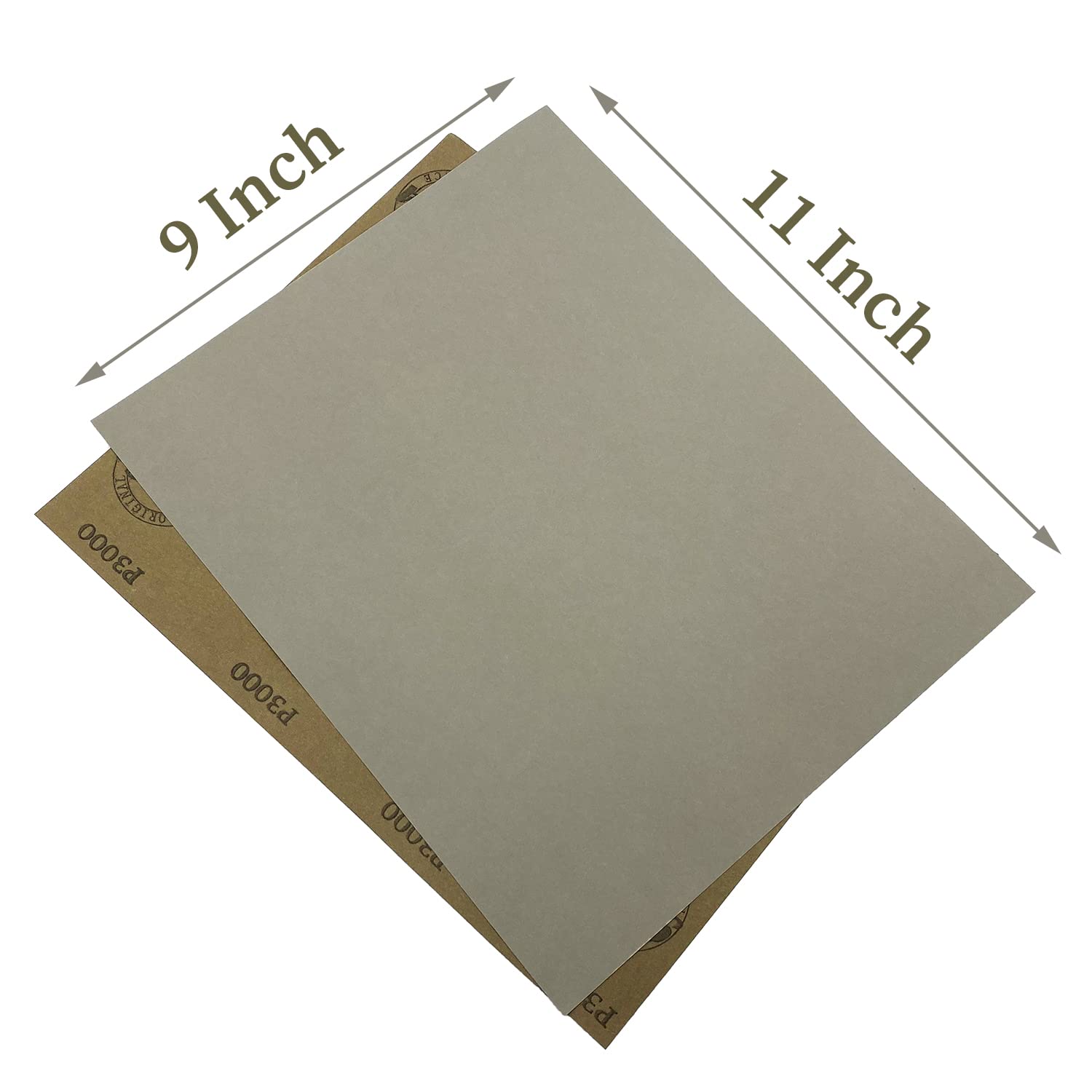 80 Grit Wet Dry Sandpaper, 9 x 11 Inch Sanding Sheets, 10PCS Premium Silicon Carbide Sand Paper for Wood Metal Ceramic or Auto Polishing and Scratches Removing