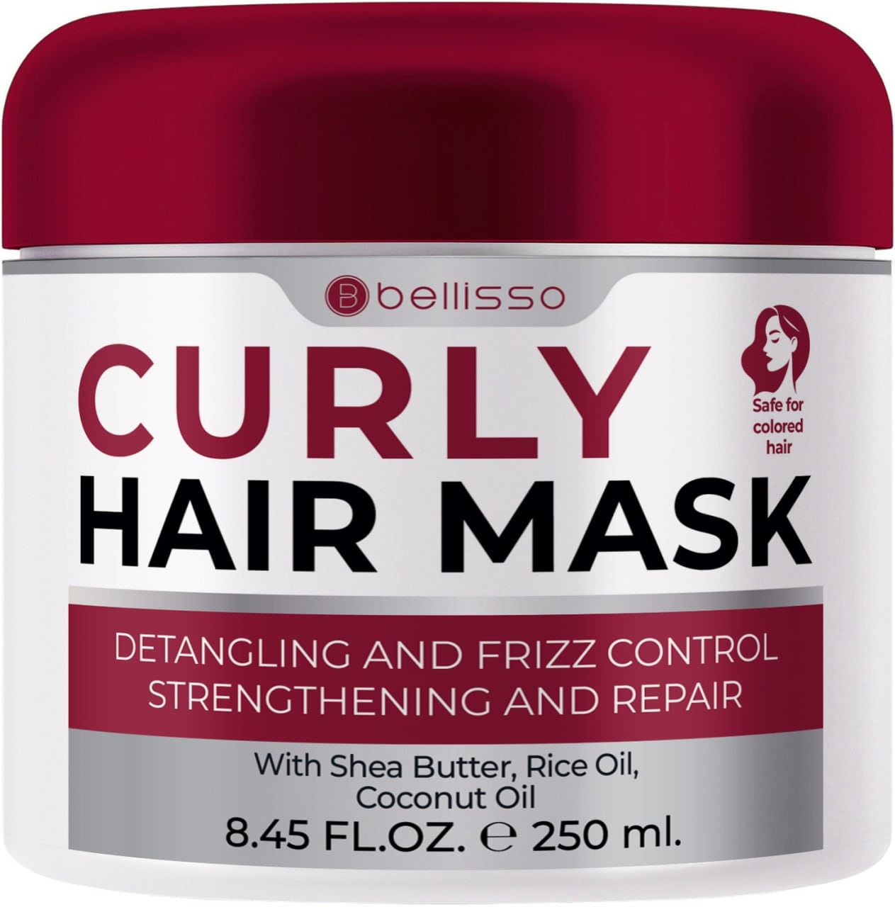 Apple Cider Vinegar Deep Conditioning Mask - Treatment for Dry Damaged Hair and Split End Repair - Sulfate Free Formula with Collagen, Keratin and Argan Oil - For Flaky Scalp and Dandruff Relief