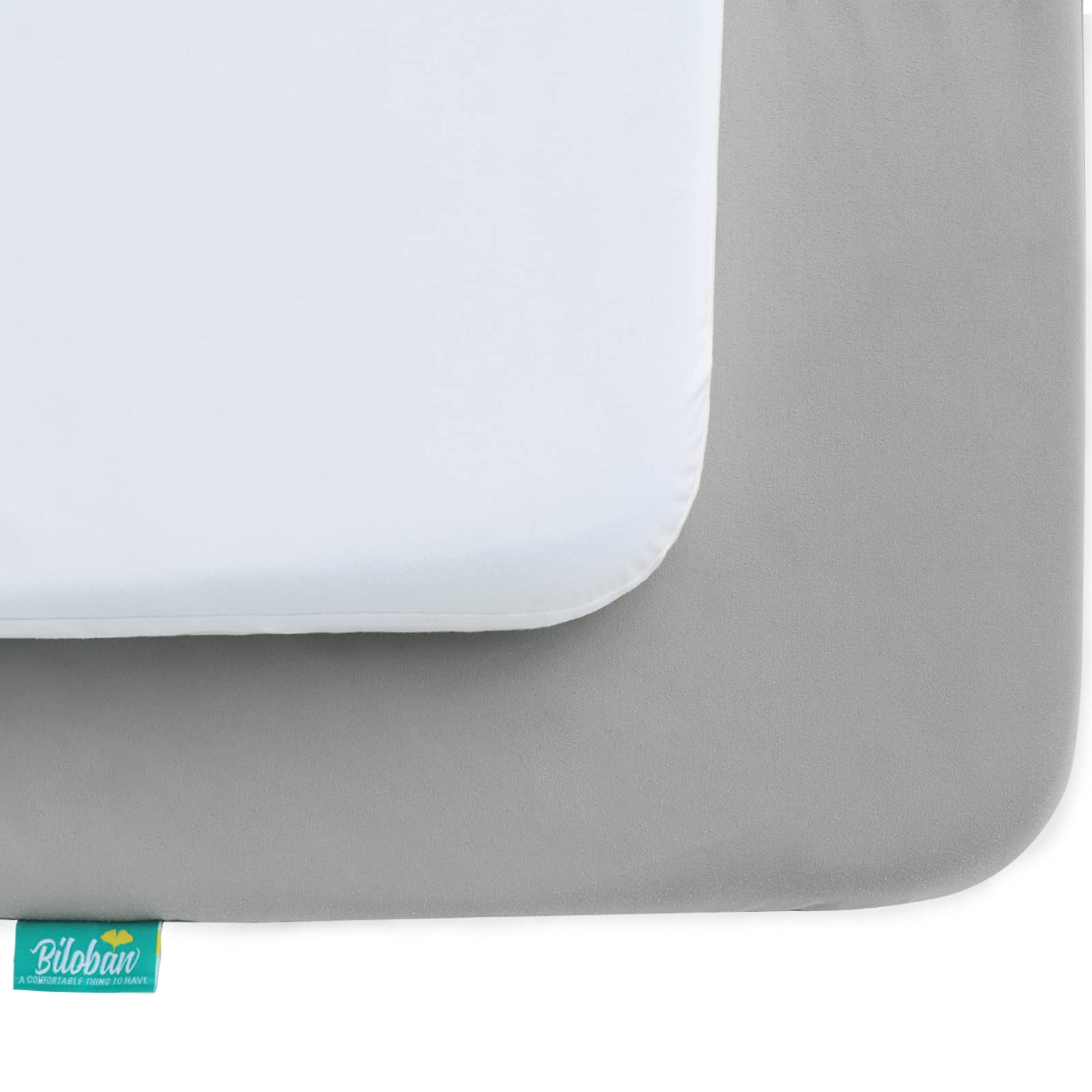 2 Pack Twin Mattress Protector Waterproof, Noiseless & Soft Coverage Mattress Fitted Sheet Twin with Deep Pocket up to 14", Super Breathable & Easy Wash Twin Size Mattress Protector