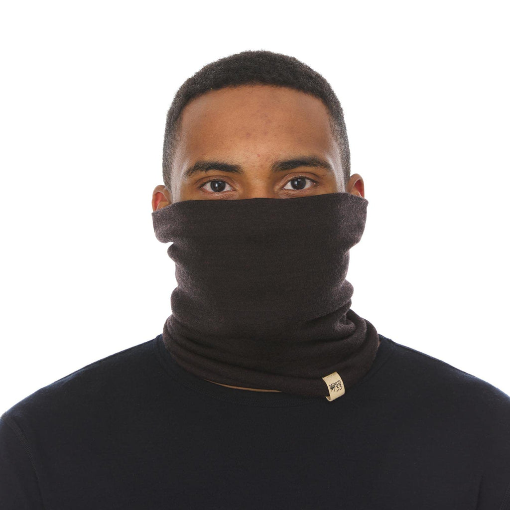 100% Merino Wool - Midweight Neck Gaiter - Skiing Neck Warmer - Winter Face Mask - Multipurpose Headwear