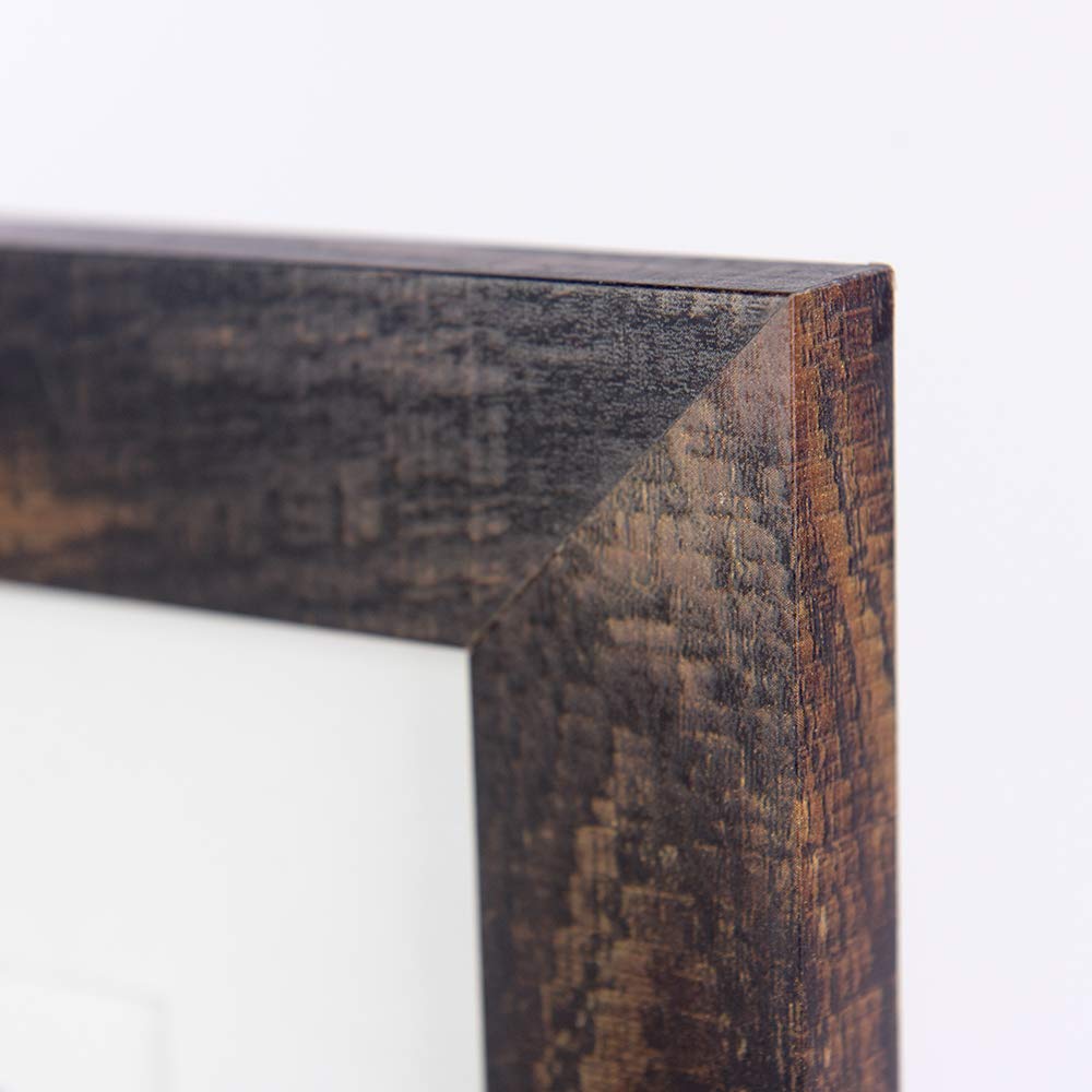 5x7 Picture Frame Gold, Display 5x7 without Mat or 4x6 with Mat, Wall Gallery Photo Frames