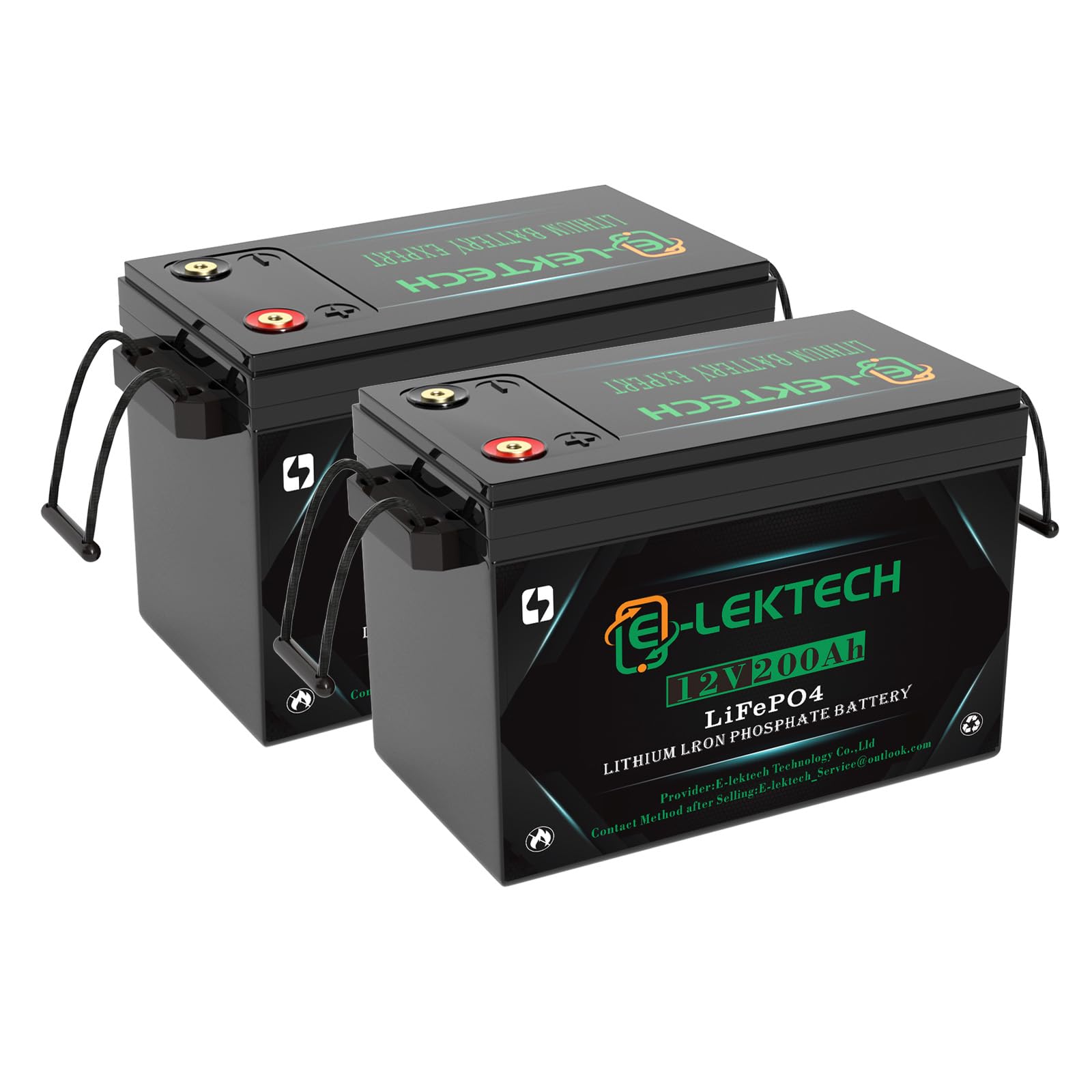 12V 200Ah LiFePO4 Lithium Battery, 8000+ Deep Cycles, Built-in 150A BMS, Max. 1920W Power Output, Perfect for Off-Grid, RV, Golf Cart, Solar Power System, Home Backup