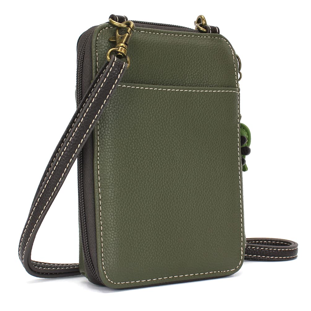 CHALA Wallet Crossbody Cell Phone Purse - Women Faux Leather Multicolor Handbag with Adjustable Strap