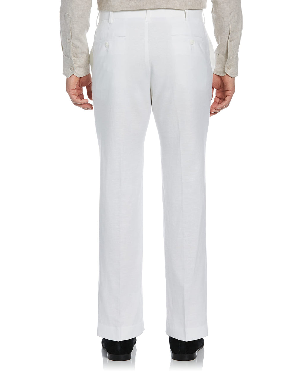 Cubavera Men's Flat Front Linen Blend Dress Pant (Waist Size 30 - 54 Big & Tall)