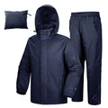 33,000ft Men's Rain Suit Packable Waterproof Lightweight Rain Gear for Golf Hiking Cycling 2 Pieces(Rain Jackets and Pants)