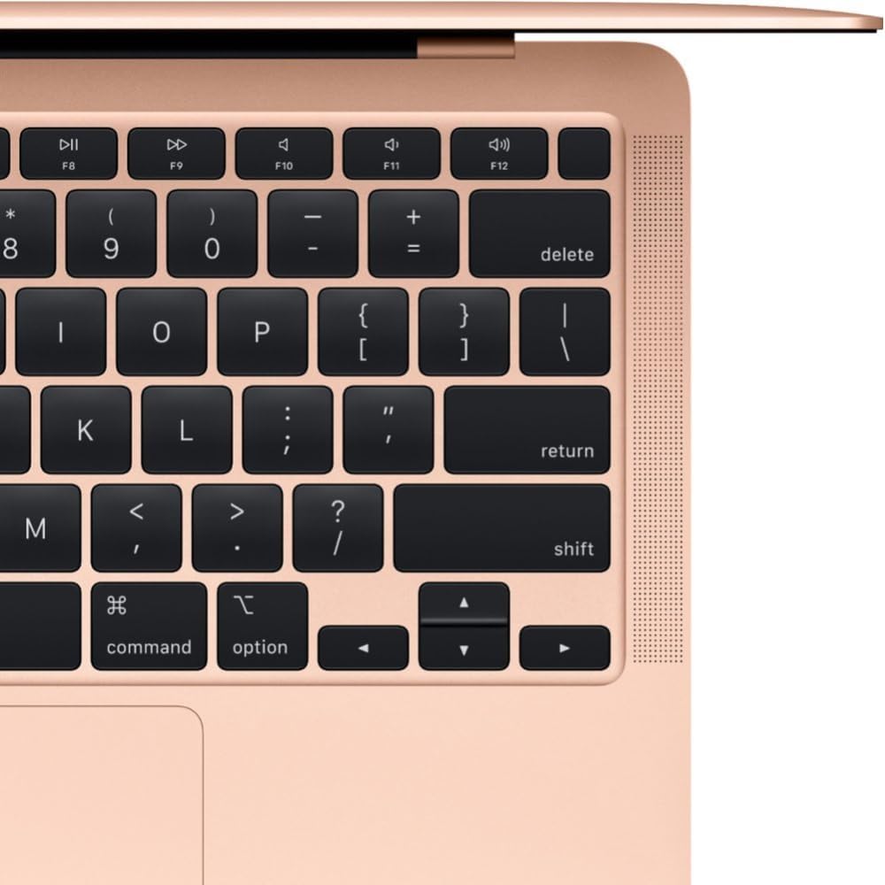 Apple Late 2020 MacBook Air with Apple M1 Chip, 13-inch, 8GB RAM, 256GB SSD, Gold (Renewed) | 256GB SSD, Renewed, M1, 2020, Gold, 13 inch