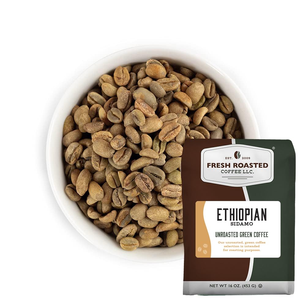 Fresh Roasted Coffee, Adventurer Unroasted Green Coffee Beans Home Roasting Starter Kit, Variety 4-Pack, Kosher, 4 lb (Four 1 lb Bags)