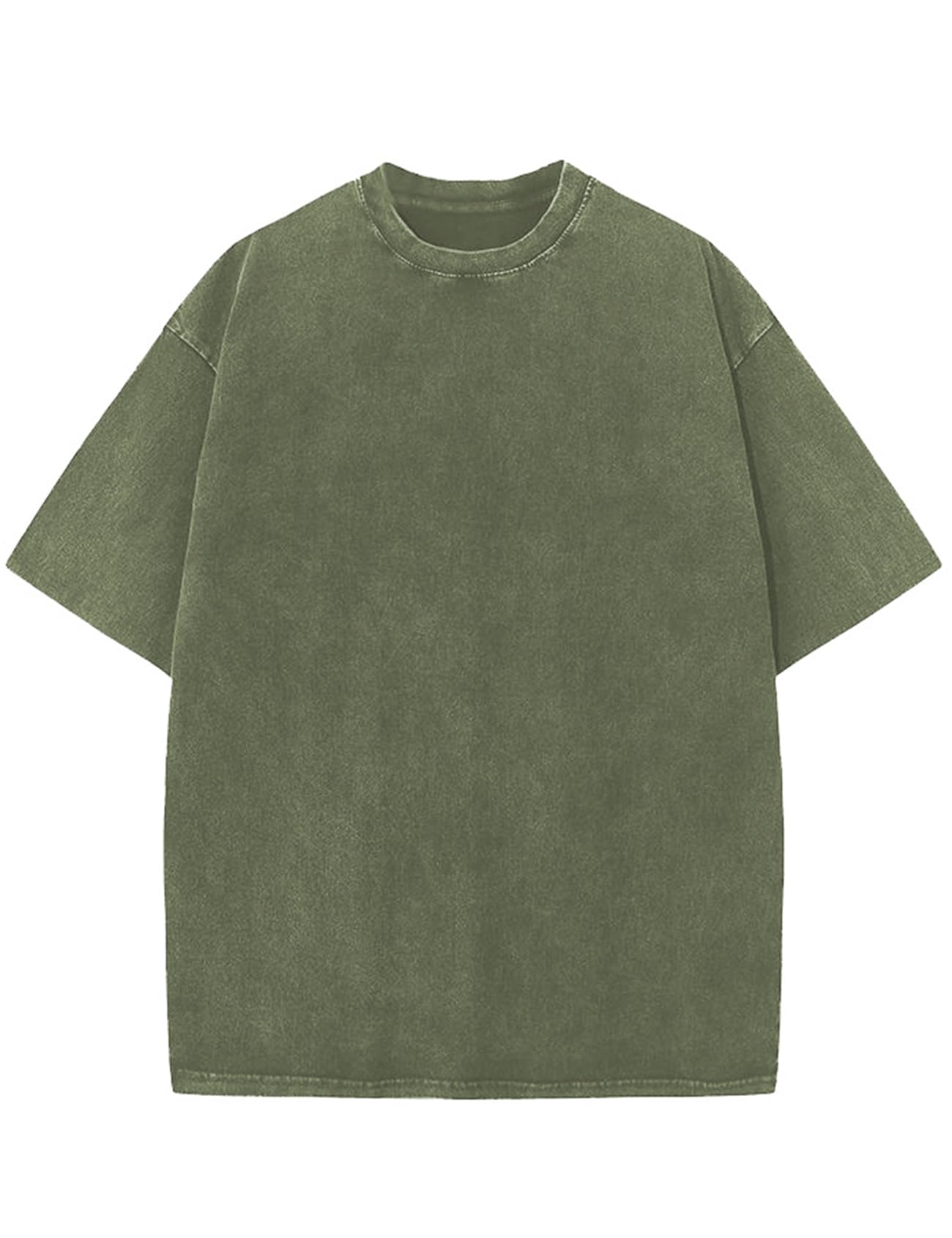Arssm Men Oversized T Shirts Vintage Tee Loose Fit Short Sleeve Casual Streetwear Baggy Washed Unisex Tops