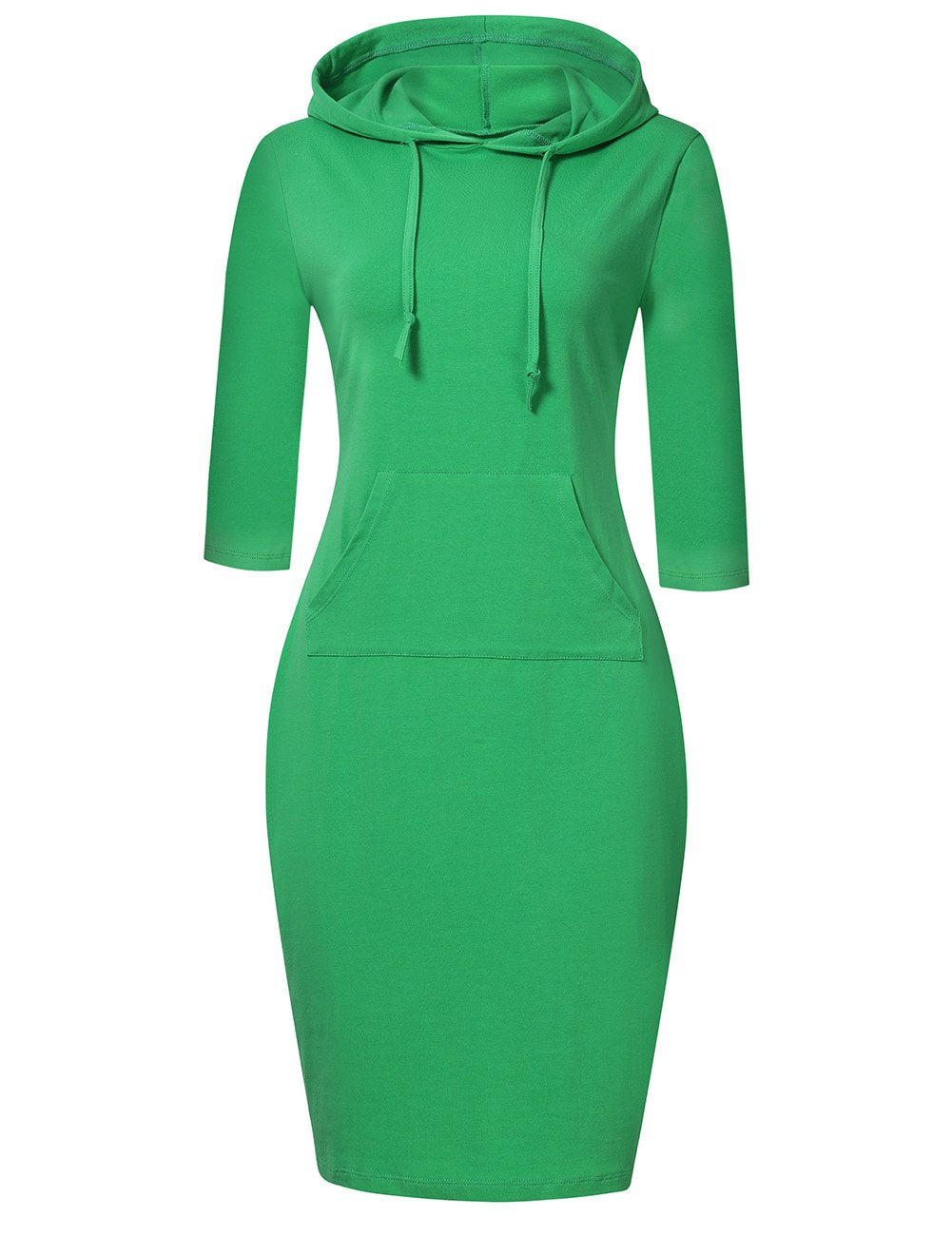 MISSKY Women's Women's Sweatshirt Hooded Dress