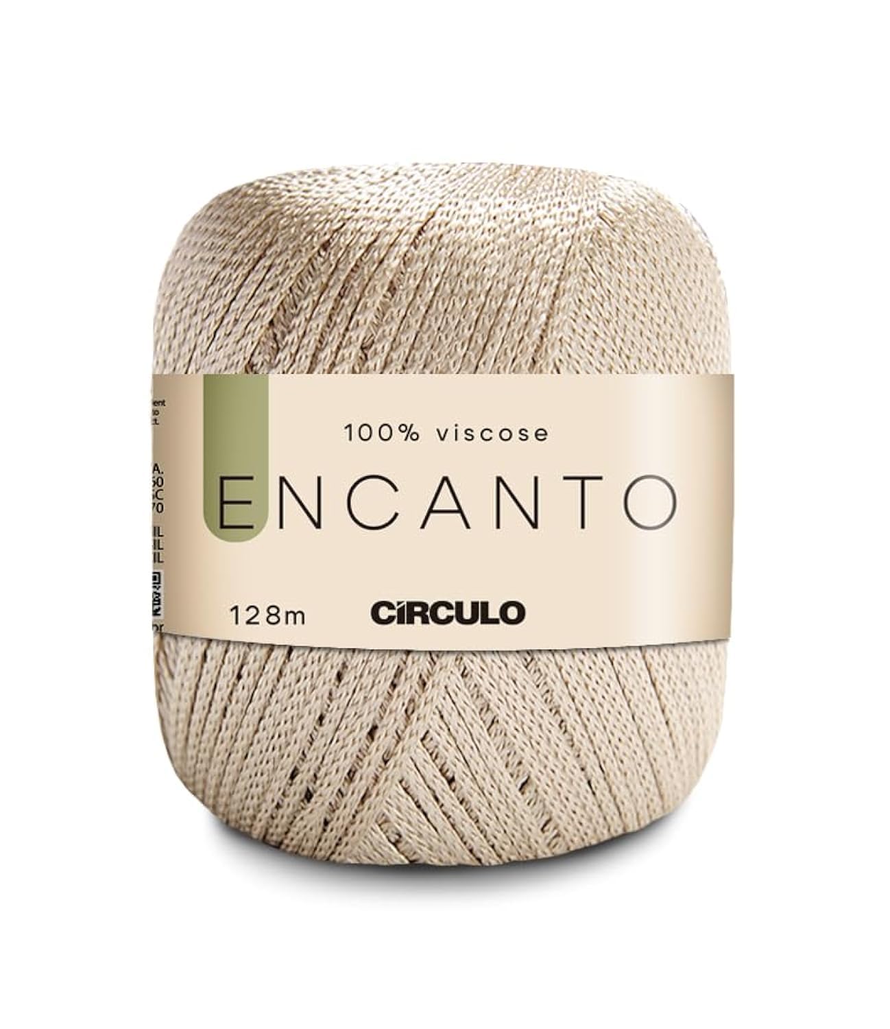 CIRCULO Encanto Slim Roll Yarn 100% Viscose - Luxury & Shine - Sport Weight Yarn - 262 yds, 3.52 oz - Color 1289 - Canary