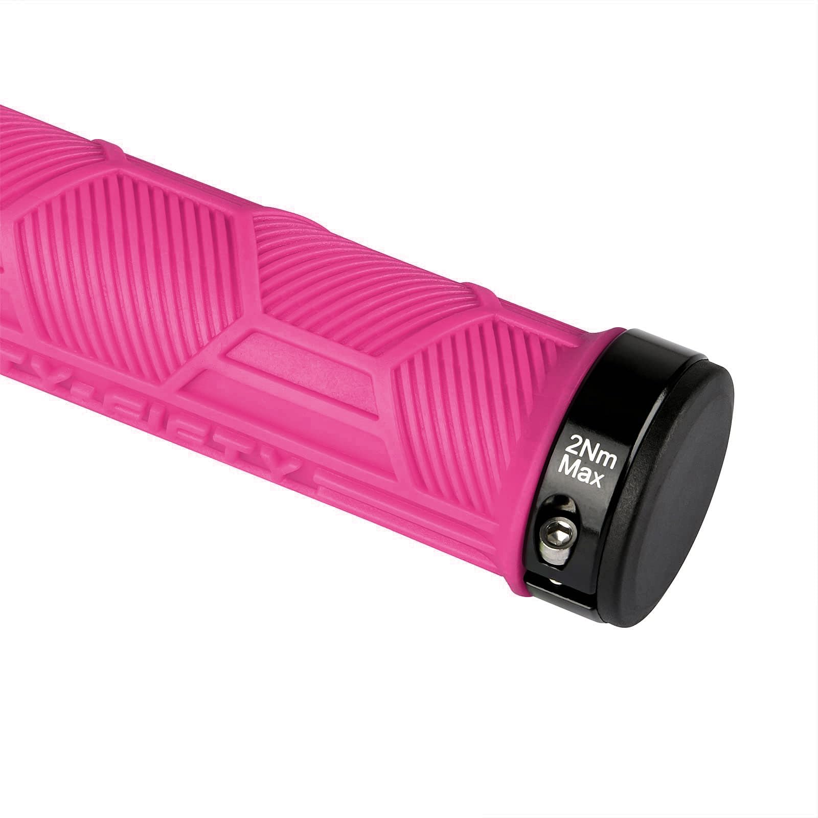 FIFTY-FIFTY Double Lock-On Mountain Bike Grips, Bicycle Handlebar Locking Grips, Non-Slip MTB Handle
