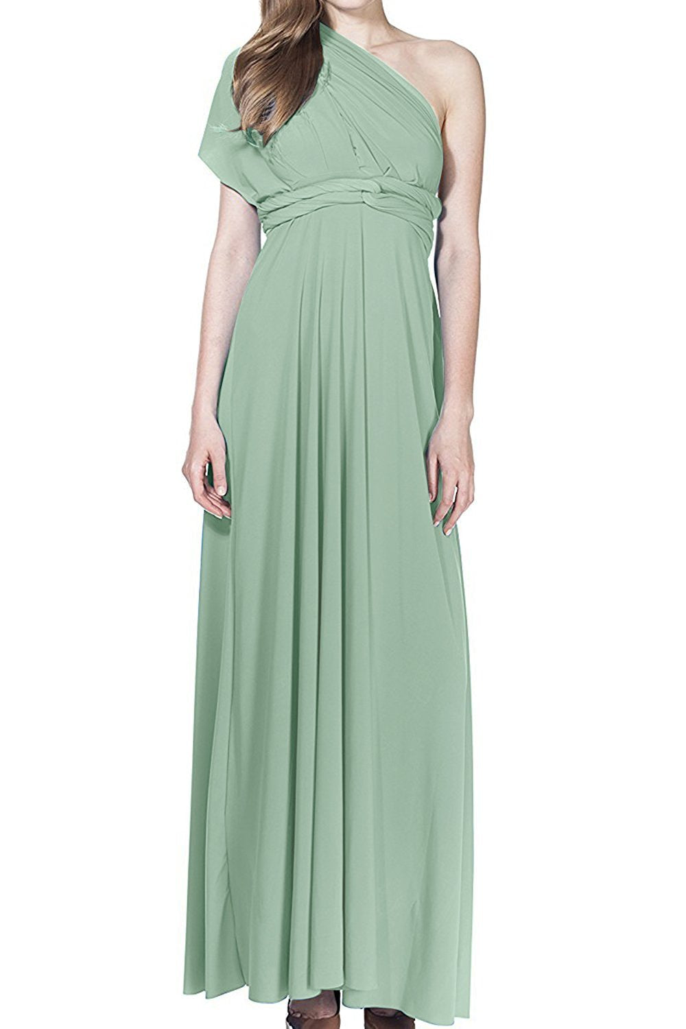 Women Transformer Hi Low Evening Long Prom Dress Halter Convertible Multi Way Spaghetti Strap Wedding Cocktail Maxi Gown