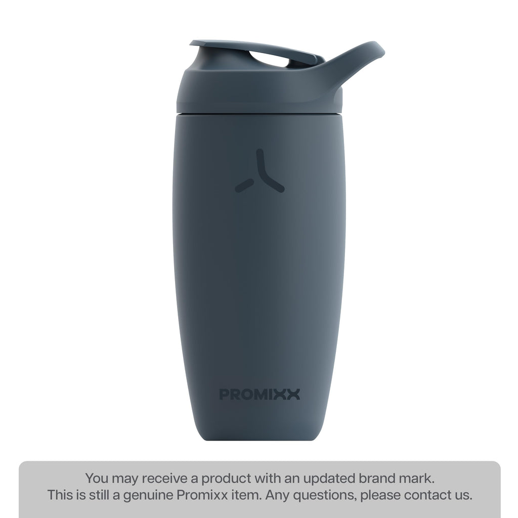 Promixx Pursuit Shaker Bottle Insulated Stainless Steel Water Bottle and shaker Cup, 18oz, Coral