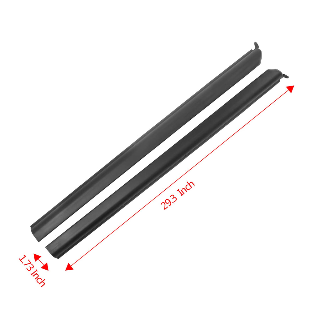Window Trim Seal, Compatible with 1996-2002 Toyota 4Runner 4-Door, Window Molding Weather Stripping Belt Set, 68161-35010, 68162-35010, 68163-35010, 68164-35010, Door Weatherstrip Rubber Moulding 4PCS