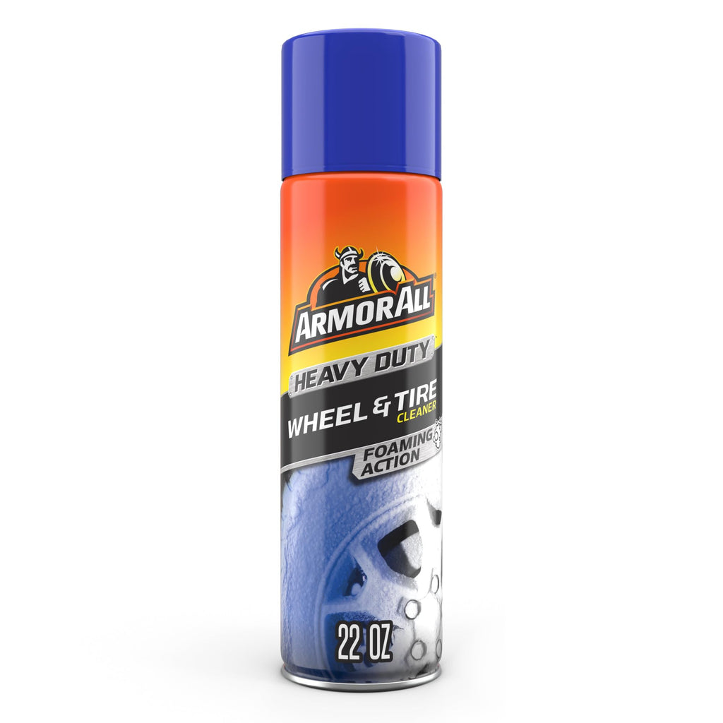 Armor All Heavy Duty Wheel and Tire Cleaner, Car Wheel Cleaner Spray, 22 Oz, Multicolor, 1.37 Pound (Pack of 1)