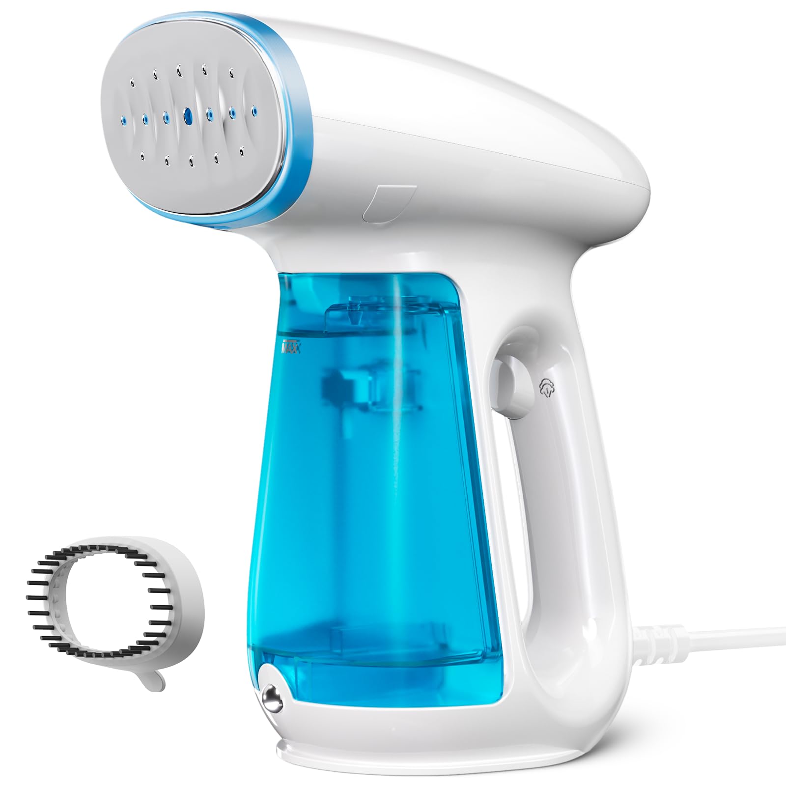 Bear Steamer for Clothes, 1300W 25s Heat-Up Clothes Steamer with 230ml Tank | Essential Oil Compatible,20g/min Steam Rate,Handheld 2-in-1 Steam&Iron,Fabric Wrinkle Remover for Home&Travel,Includes Brush