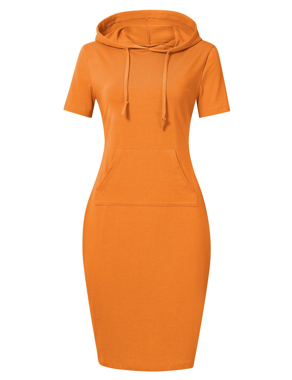MISSKY Women's Women's Sweatshirt Hooded Dress