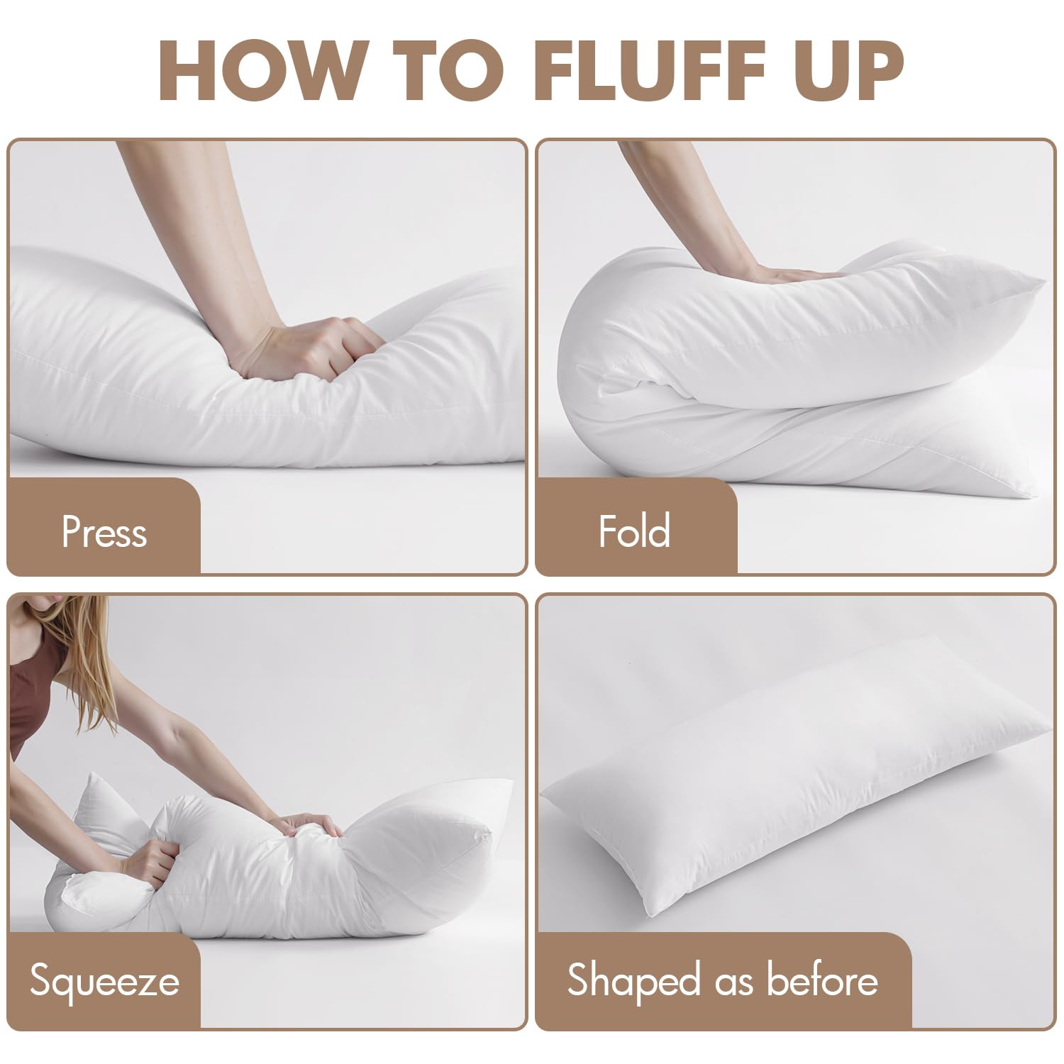 MIULEE 12x16 Inch Premium Lumbar Throw Pillow for Bed Sofa Couch Virgin Microfiber with 100% Cotton Cover Decorative Throw Pillow Insert Stuffer Form