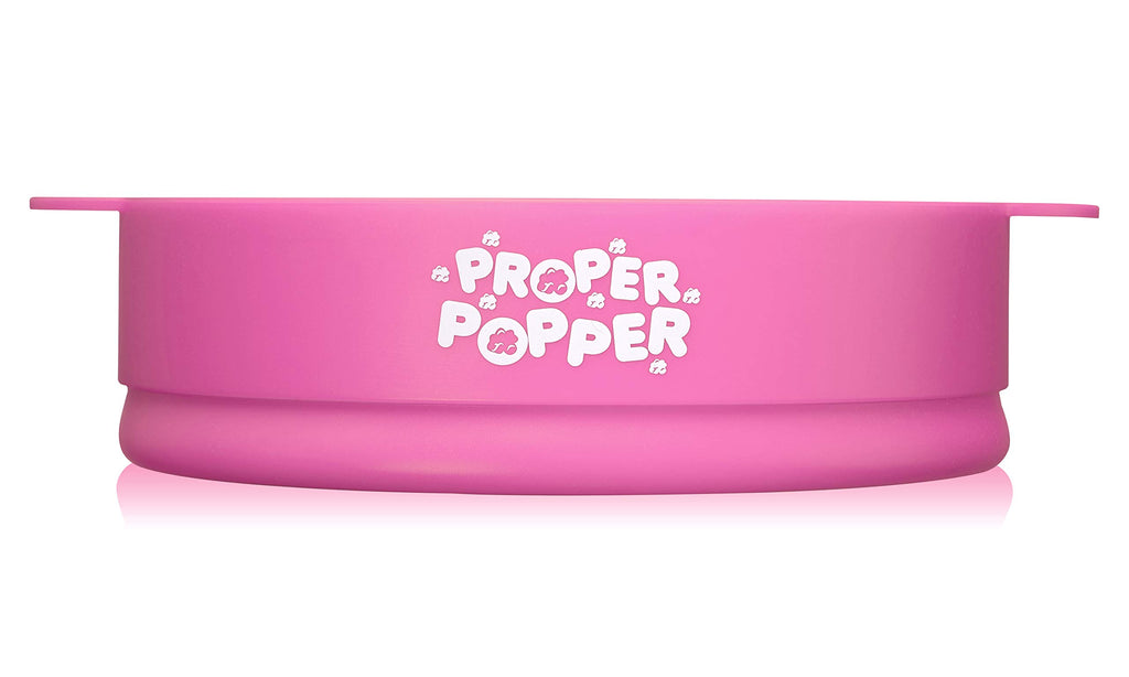 The Original Proper Popper Microwave Popcorn Popper, Silicone Popcorn Maker, Collapsible Bowl BPA Free & Dishwasher Safe - (Aqua)