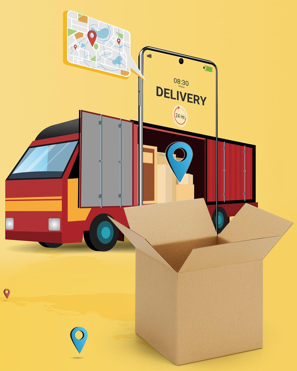 40-Pack-Small-Shipping-Boxes-6x4x4, Corrugated-Cardboard-Boxes-for-Packaging-Small-Business, Brown-Boxes-Mailers