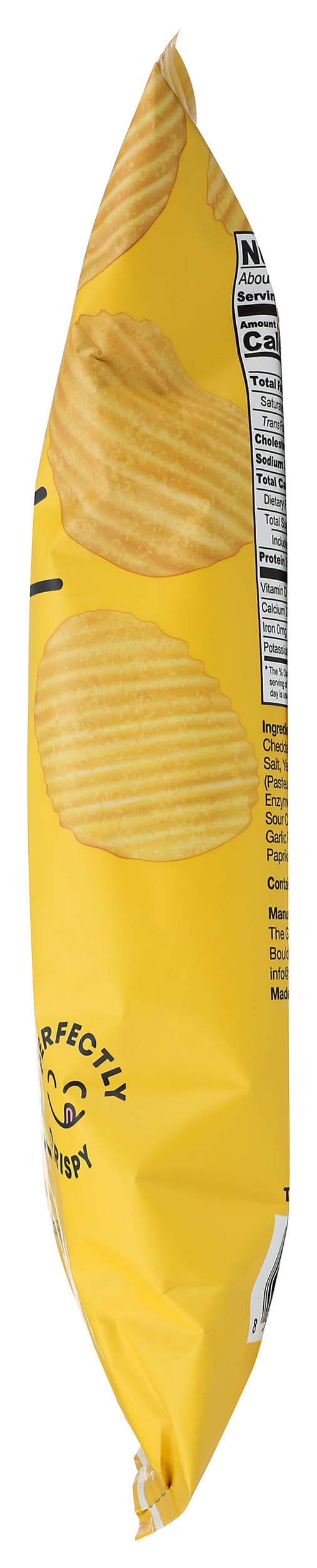 The Good Crisp Company, Chips Potato Crinkle Cut Sour Cream Cheddar, 5.5 Ounce