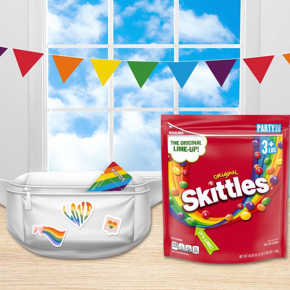 SKITTLES Original Fruity Candy 50-Ounce Party Size Pouch