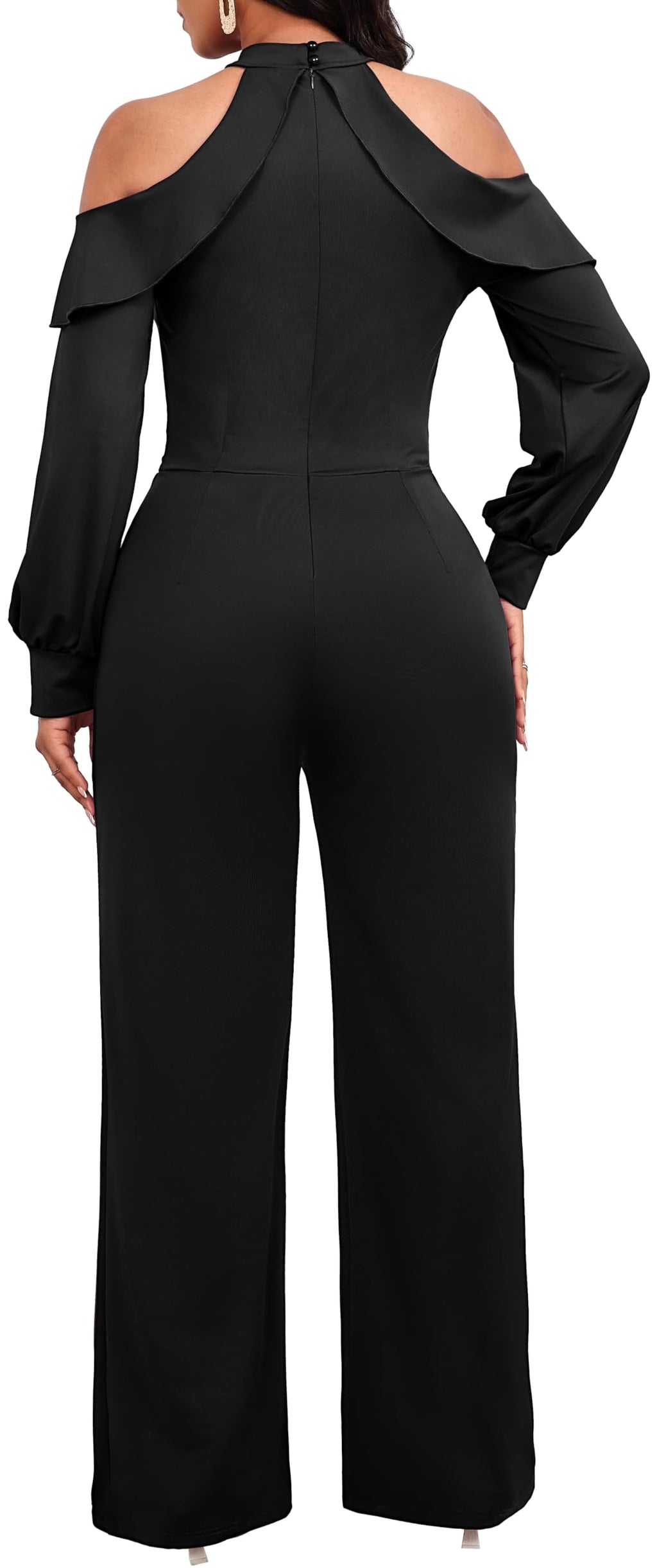 Jumpsuit for Women Sexy Elegant Long Straight Pants Cocktail Printing Jumpsuits Party Club with Zipper