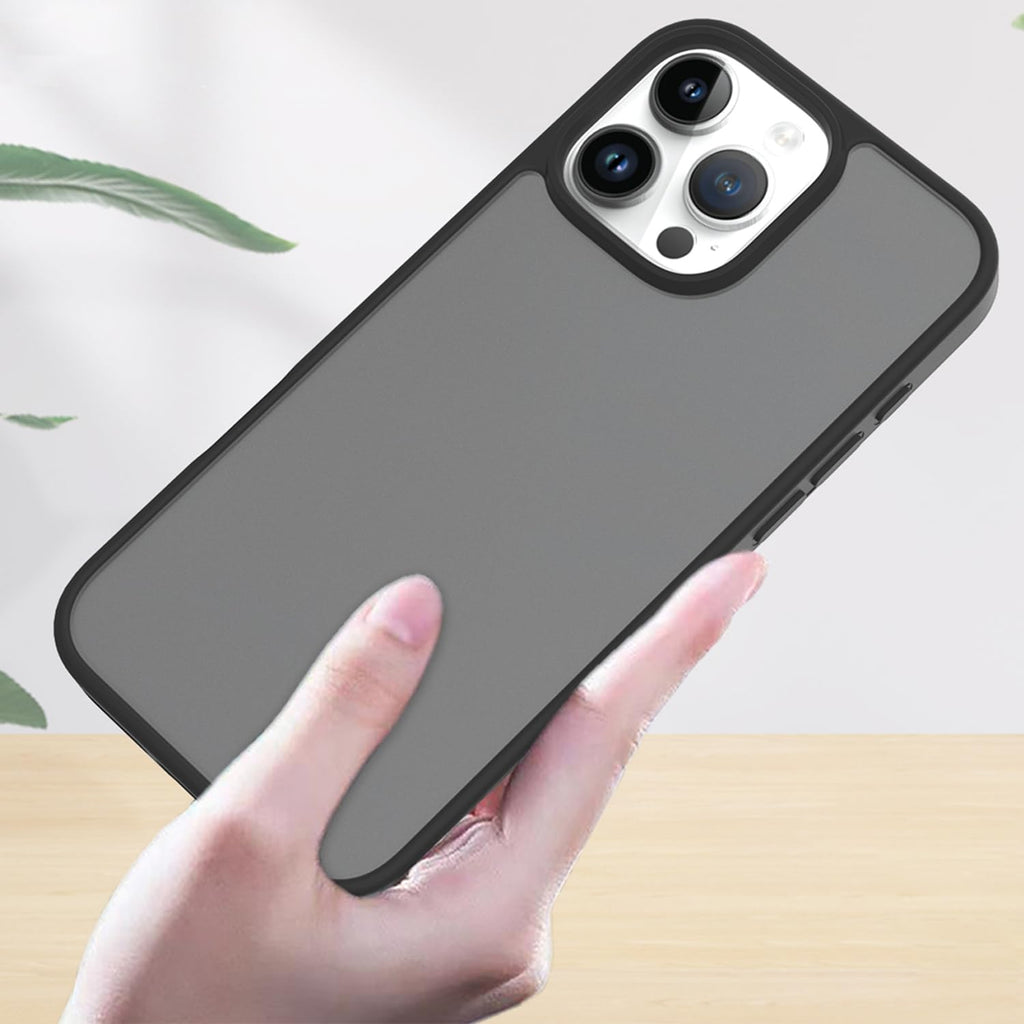 TENOC Phone Case Compatible with iPhone 11, Black Case Anti-Fingerprint Protective Bumper Matte Cover for 6.1 Inch